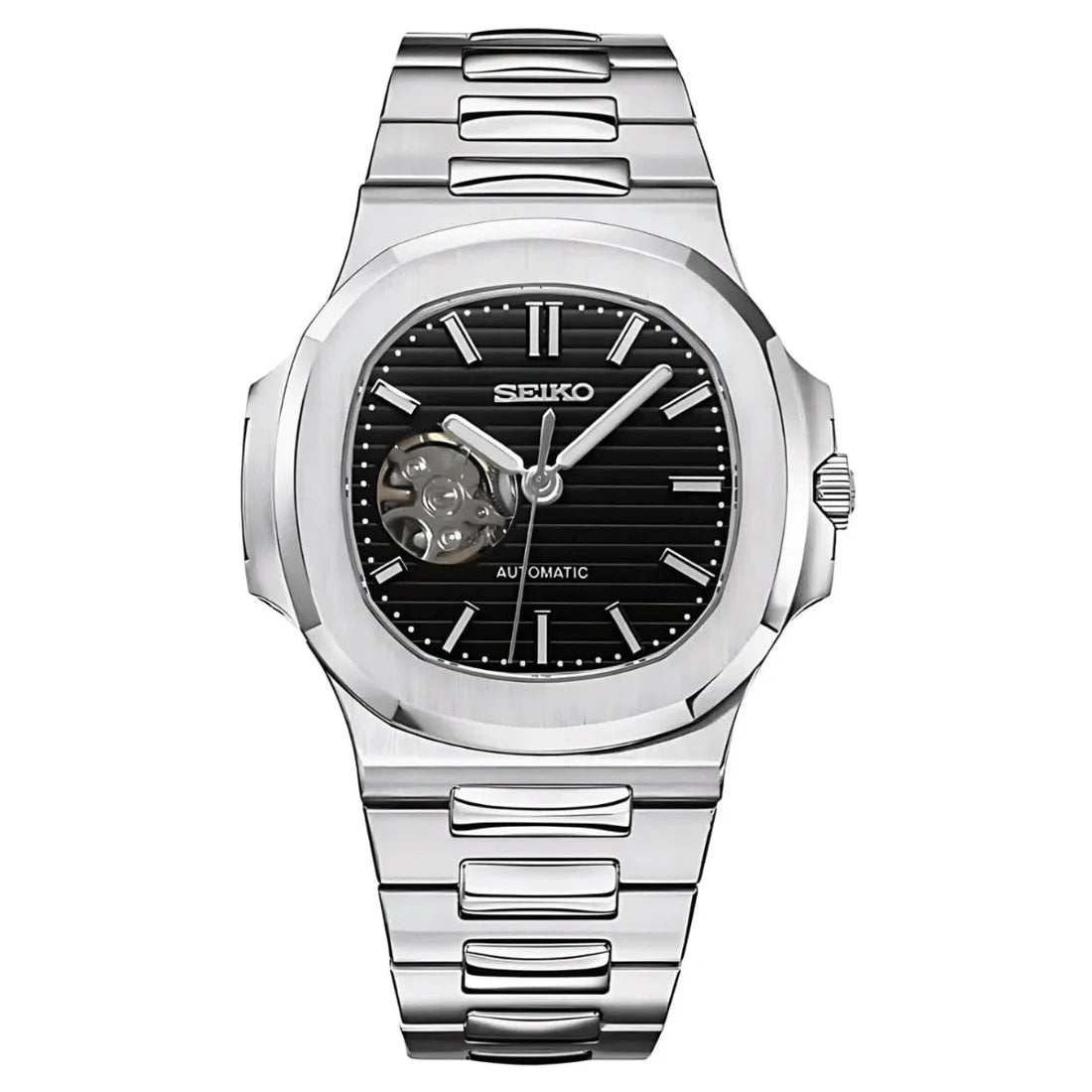 Seiko Nautilus | Black Open Heart